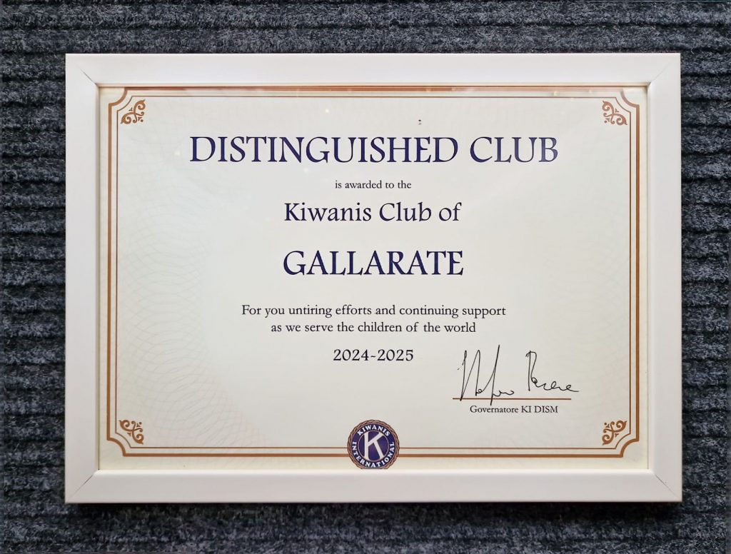 Club distinto Kiwanis Gallarate